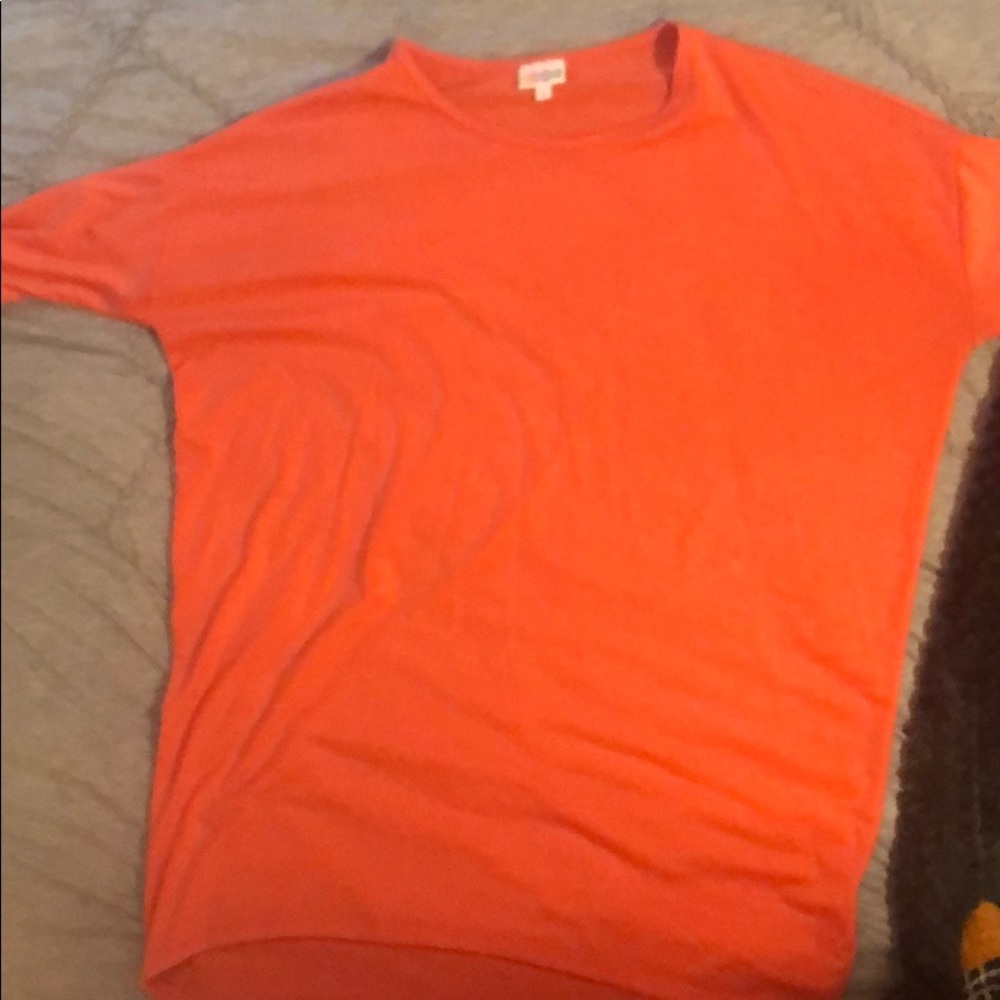 Coral Lularoe oversized shirt